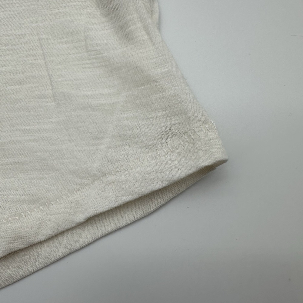 Madewell Ringer Organic Cotton Scoop Neck Tank Top Cream Off-White Womens Small - Picture 6 of 8